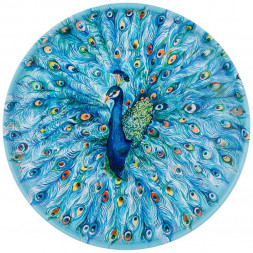 Поднос AGNESS 898-210 ПАВЛИН 33см