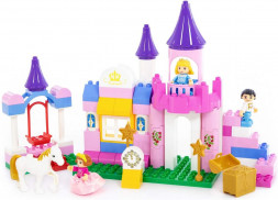 Игрушка ПОЛЕСЬЕ Конструктор Макси - Весёлая принцесса (86 элементов) (в коробке)