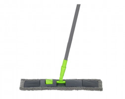 Швабра РЫЖИЙ КОТ Швабра для пола с насадкой из микрофибры MopM3 цвет- серый (005935)