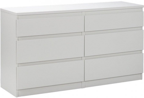 ГУД ЛАКК 2.03.02.080.1 КАСТОР комод 6 ящиков RU белый (2 пак.)