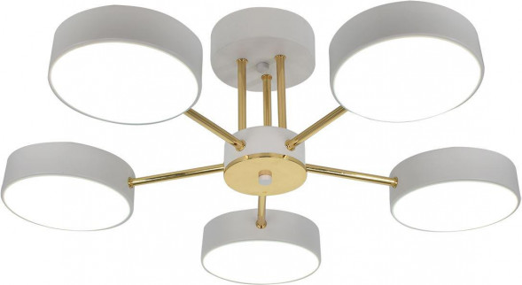 ESCADA 10262/5 LED*64W White/Gold