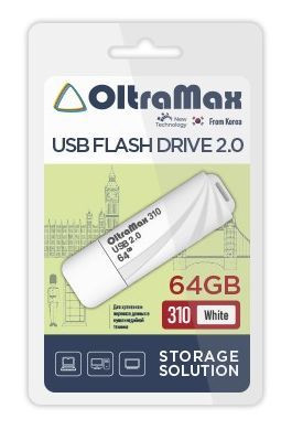 USB флэш-накопитель OLTRAMAX OM-64GB-310-White