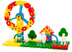 Игрушка ПОЛЕСЬЕ Конструктор Луна-парк 2 (107 элементов) (в мешке) 5397