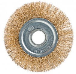 Щетка ЕРМАК 656-055 Щетка металл. для УШМ 125мм/22мм, плоская