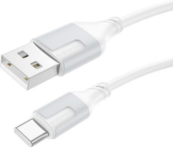 BOROFONE (6941991108280) BX101 USB 3.0A для Type-C White 1 м