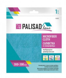 Салфетка PALISAD Салфетка универс. из микрофибры 300X300 мм, голубая 923025