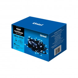 Электрогирлянда UNIEL UL-00005264 ULD-S1000-120/DBA WHITE IP67 10м. 120 светодиодов. Белый свет.