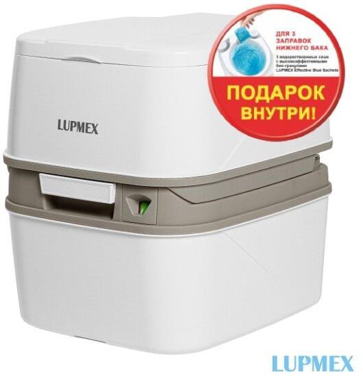 LUPMEX Биотуалет 79122P 18л с индикатором с пробниками гранул