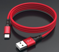 Кабель Type-C BOROFONE (6931474700827) BX20 USB-Type-C 2A 1M - красный