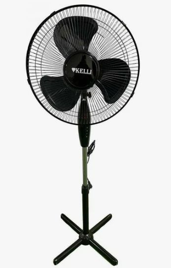 Вентилятор KELLI KL-1016 черн. (4шт в упк)