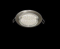 встраиваемый светильник ECOLA FS5310ECB GX53 H4 сатин хром