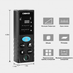 Измеритель DEKO LRD110-70m 065-0206