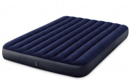 Матрас надувной INTEX Матрас надувной CLASSIC DOWNY AIRBED 152x203x25 см . Арт.64759