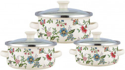 Набор мини-кастрюль ZEIDAN Z-80634 Provence