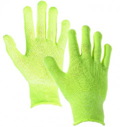 Перчатки INBLOOM Перчатки нейлоновые с ПВХ покрытием, 8 размер, 20см, 18гр. 188-069