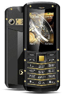 Телефон мобильный TEXET TM-520R Black/Yellow (2 SIM)