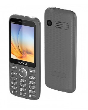Телефон мобильный MAXVI K15N Grey (2 SIM)