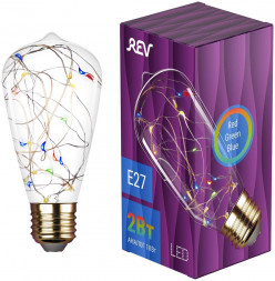 Лампа светодиодная REV 32447 8 ST64 2Вт E28 2700K