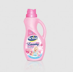 Гель-концентрат для стирки ACTIVE Гель-концентрат для стирки детского белья, универсальный, 1500 мл, гипоаллергенный, Для девочек , Pink (511601202)