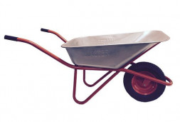 Тачка строительная MASTER WB5009M1-120л.,оранжевая (Колесо 4.00-8, 200 кг., т. 0.8 мм) NEW