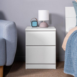 ГУД ЛАКК 2.03.03.050.1 КАСТОР тумба 2 ящика RU белая (1 пак.)