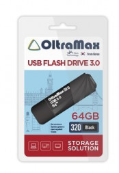 USB флэш-накопитель OLTRAMAX OM-64GB-320-Black USB 3.0