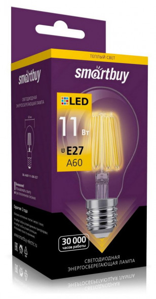 Лампа SMARTBUY (SBL-A60F-11-30K-E27) 11W/3000/E27