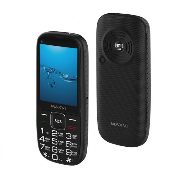 Телефон мобильный MAXVI B9 Black (2 SIM)