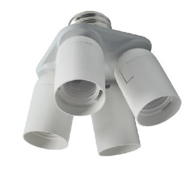 Переходник ECOLA A8T44WEAY с цоколя E40 на 4хE27