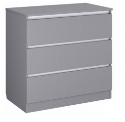 Комод POLINI Комод Polini kids Simple 1980, серый-белый (2 кор)