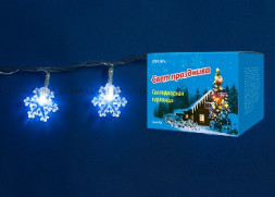 Гирлянда UNIEL (07923) ULD-S0280-020/DTA WHIT SNOWFLAKES