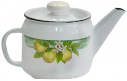 Чайник заварочный ЛЫСЬВА 2707П2/4 с рис. эмал. 1,0л