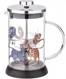 Френч-пресс AGNESS 894-121 КОТИКИ 600мл