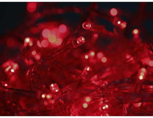 Светодиодная гирлянда ECOLA N4YR05ELC LED гирлянда 220V IP44 Бахрома 5x0.5м 135Led Красный Red, 8 режимов, прозр.провод с вилкой красный