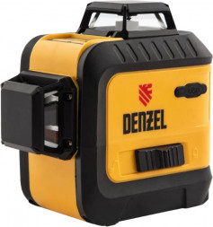 Лазерный уровень DENZEL Лазерный уровень мультипризменный LX 360-2 Red, 30 м, 635 нм, акк. Li 2800 мАч, резьба 5/8 35076