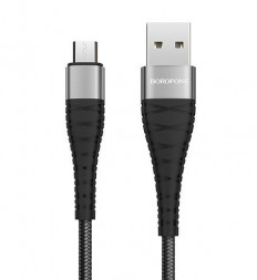 Кабель microUSB BOROFONE (6931474710437) BX32 USB (m)-microUSB (m) 1.0м - черный