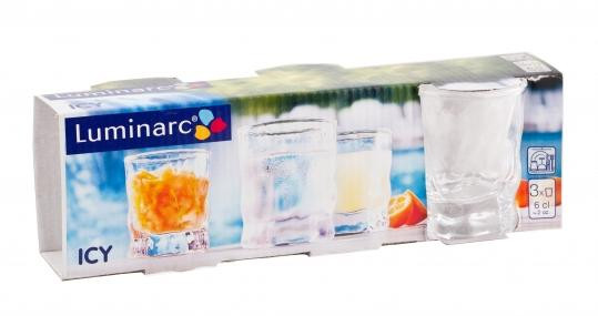 Посуда LUMINARC АЙСИ наб. стопок 3 шт 60 мл (G2767) (3)