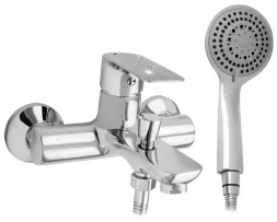 Смеситель для ванны GFMARK 2210 Смеситель в ванную шаровый короткий нос со стразами на ручке