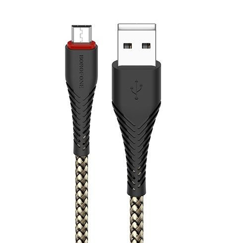Кабель microUSB BOROFONE (6931474703477) BX25 USB (m)-microUSB (m) 1.0м - черный