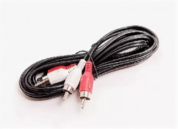 кабель СИГНАЛ (25263) шнур 2RCA-2RCA 2,0 м