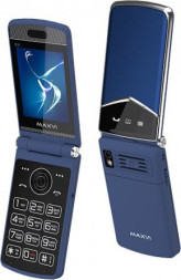 Телефон мобильный MAXVI E11 Blue/Silver