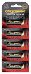 Элементы питания СПУТНИК LR6/5B PREMIUM ALKALINE