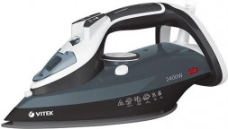 VITEK Утюг VT-8304 2400Вт черный/белый/синий