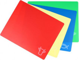 Доска разделочная VETTA Набор досок разделочных гибких 4шт, полипропилен, 32,5х26,5см 852-097