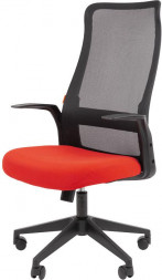 Игровое кресло CHAIRMAN Офисное кресло 573 Россия черный/красный (7134741)