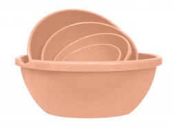 Набор мисок PLAST TEAM PT127713040 HELSINKI персиковая карамель (5 предметов)