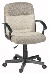 Кресло компьютерное OLSS кресло Вейтон Home, цвет бежевый, ткань комбинированная КФ 31/32