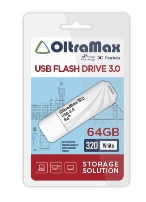 USB флэш-накопитель OLTRAMAX OM-64GB-320-White USB 3.0