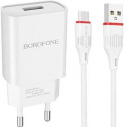 СЗУ BOROFONE (6931474700735) для micro USB BA20Am White
