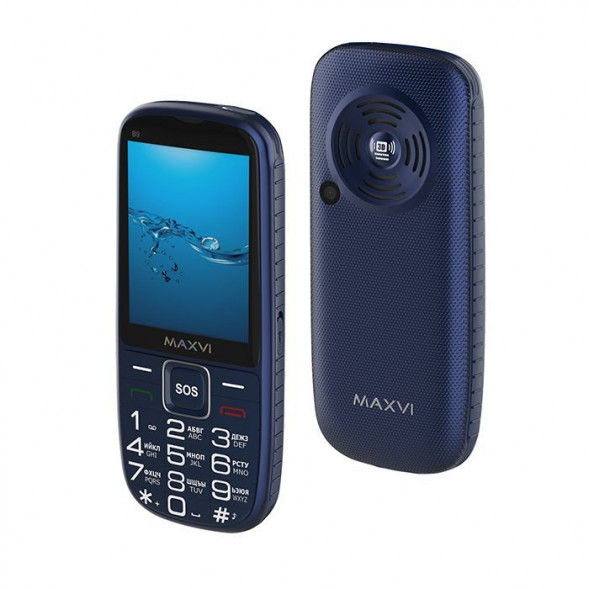 Телефон мобильный MAXVI B9 Blue (2 SIM)